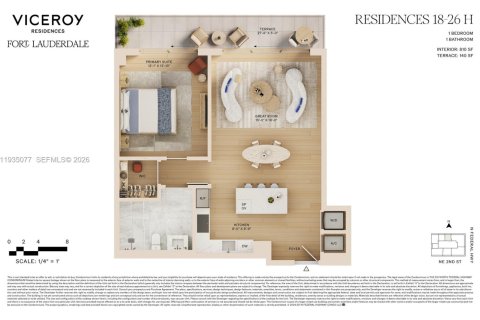 Купить кондоминиум в Форт-Лодердейл, Флорида 1 спальня, 75.25м2, № 1993363 - фото 28