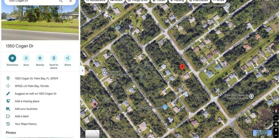 Land in Palm Bay, Florida № 2396299