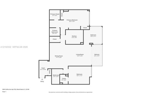 Copropriété à vendre à Miami Beach, Floride: 2 chambres, 152.82 m2 № 2406070 - photo 25