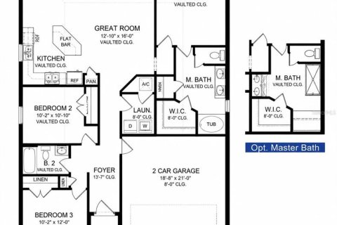 Casa en venta en Poinciana, Florida, 3 dormitorios, 140.47 m2 № 2423968 - foto 2