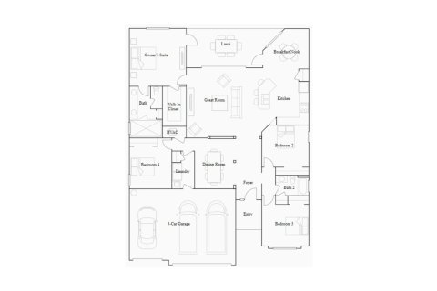 House floor plan «208SQM», 4 bedrooms in LORRAINE LAKES