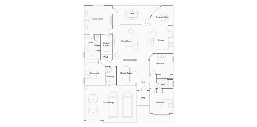 Casa en LORRAINE LAKES en Bradenton, Florida 4 dormitorios, 208 m2 № 70963