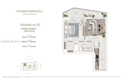 Copropriété à louer à Miami, Floride: 1 chambre, 60.48 m2 № 2170117 - photo 25