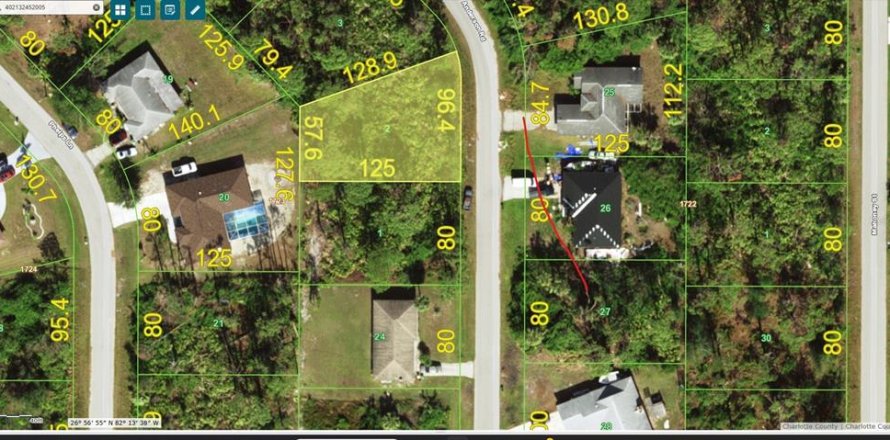 Land in Port Charlotte, Florida № 2205772
