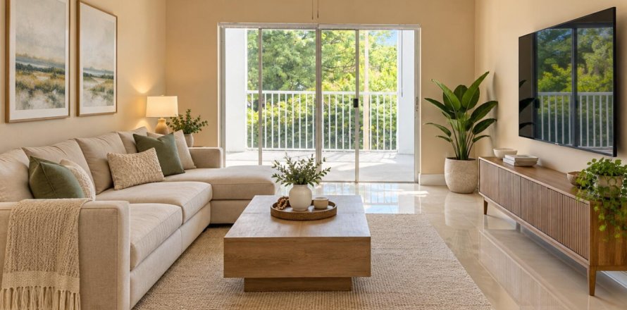 Condo à Davie, Floride, 2 chambres  № 2420793