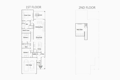 Townhouse floor plan «181SQM HAILEY», 3 bedrooms in HEATH PRESERVE