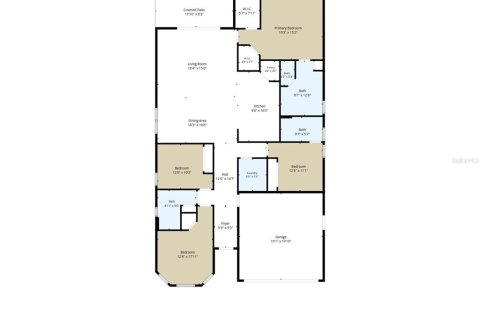 House in New Port Richey, Florida 4 bedrooms, 190.64 sq.m. № 2295373 - photo 3