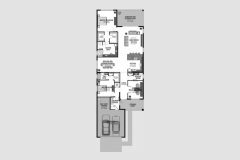 Townhouse floor plan «283SQM MONACELLO», 2 bedrooms in VALENCIA WALK AT RIVERLAND