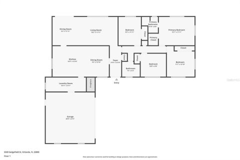 Casa en venta en Orlando, Florida, 4 dormitorios, 153.01 m2 № 1916127 - foto 3