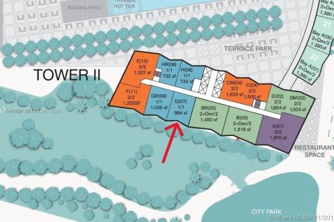 Condo in Miami, Florida, 1 bedroom № 2000043 - photo 12