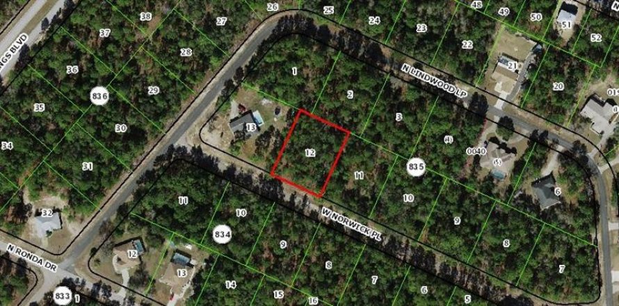 Land in Citrus Springs, Florida № 2163419