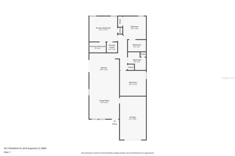 House in Saint Augustine, Florida 3 bedrooms, 109.62 sq.m. № 1868985 - photo 3