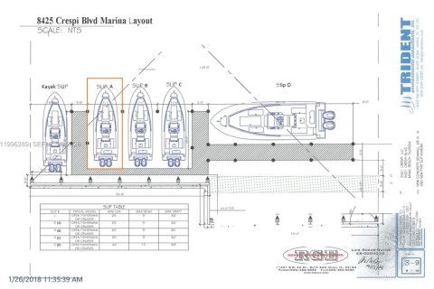 Снять в аренду квартиру в Майами-Бич, Флорида 1 спальня, 52.03м2, № 2058931 - фото 24