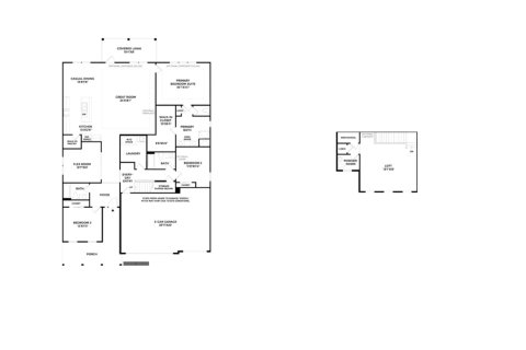 House floor plan «House», 3 bedrooms in Bartram Ranch