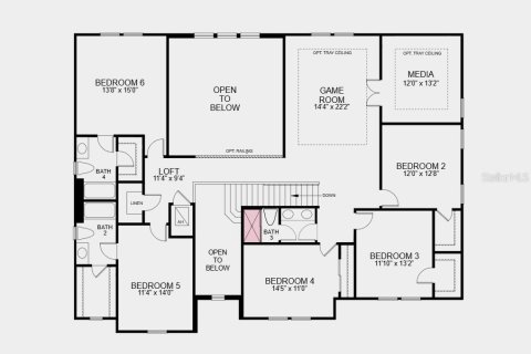 House in Odessa, Florida 6 bedrooms, 396.79 sq.m. № 2148393 - photo 25