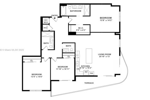 Снять в аренду кондоминиум в Халландейл-Бич, Флорида 3 спальни, 155.52м2, № 1952694 - фото 2