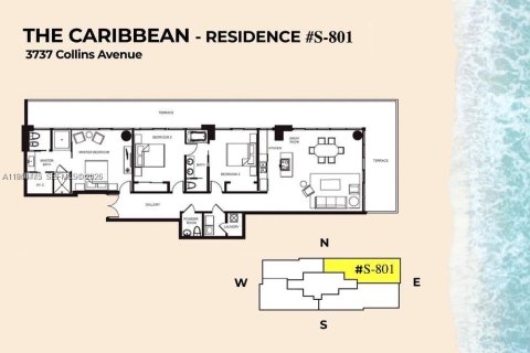 Condominio en alquiler en Miami Beach, Florida, 3 dormitorios, 170.66 m2 № 2017763 - foto 24