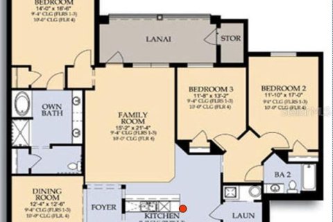 Condo in Orlando, Florida, 3 bedrooms № 2204736 - photo 5