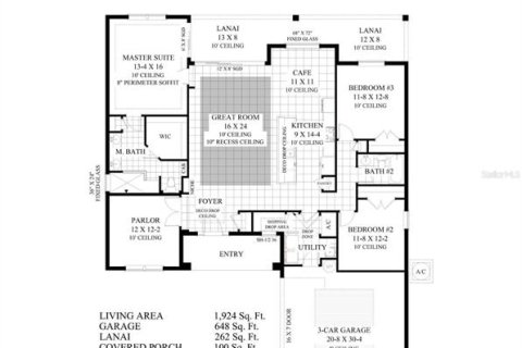 House in DeLand, Florida 3 bedrooms, 178.74 sq.m. № 1856345 - photo 3