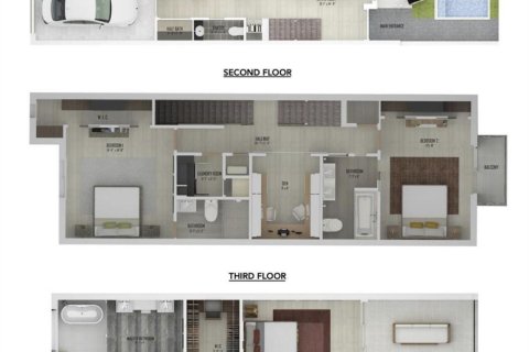 Touwnhouse à louer à Fort Lauderdale, Floride: 4 chambres, 223.43 m2 № 2243656 - photo 4