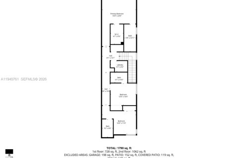 Adosado en venta en Miami, Florida, 3 dormitorios, 205.78 m2 № 2000418 - foto 26