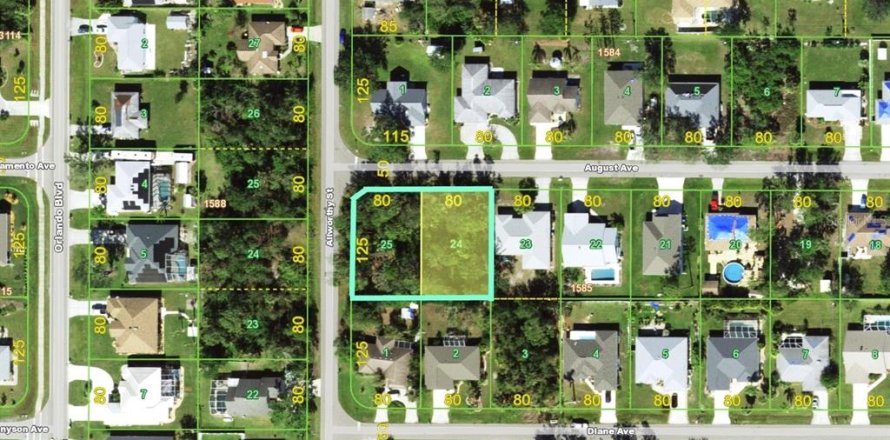 Land in Port Charlotte, Florida № 2105965
