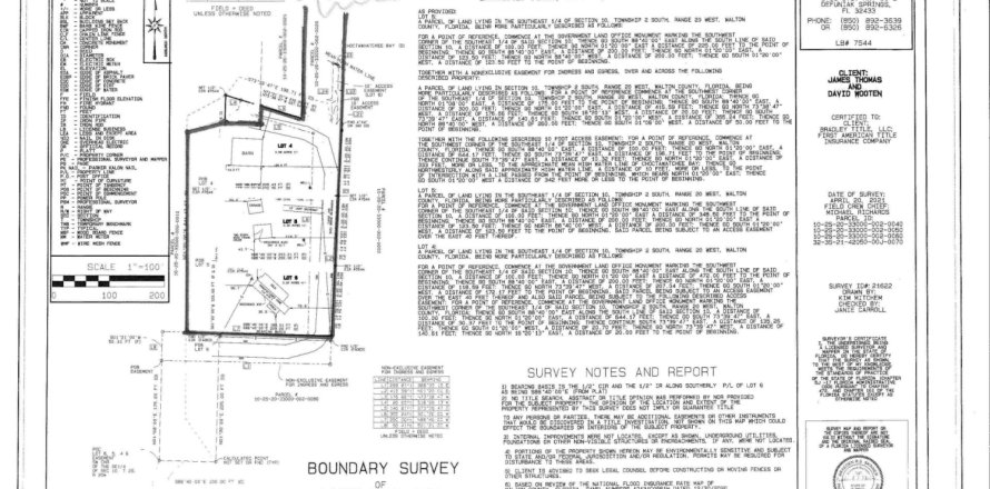 Land in Santa Rosa Beach, Florida № 560907
