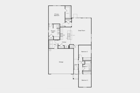 Планировка таунхауса «137SQM» 3 спальни в ЖК WHITEVIEW VILLAGE