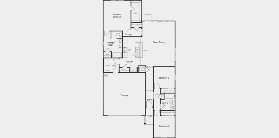 Планировка таунхауса «137SQM» 3 спальни в ЖК WHITEVIEW VILLAGE