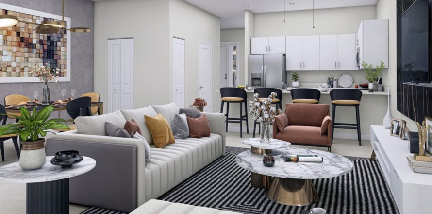 Townhouse in HARMONY PARC in Homestead, Florida 3 bedrooms, 136 sq.m. № 63128