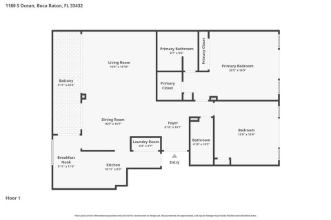 Condominio en venta en Boca Raton, Florida, 2 dormitorios, 120.77 m2 № 2146257 - foto 17