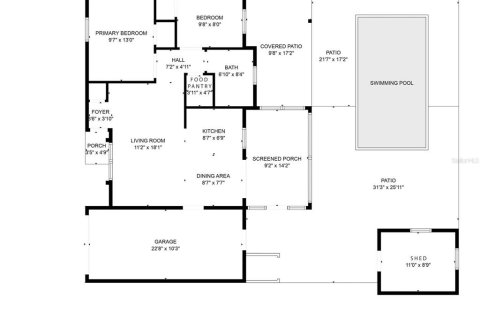 Casa en venta en Hernando Beach, Florida, 2 dormitorios, 77.29 m2 № 1914251 - foto 5