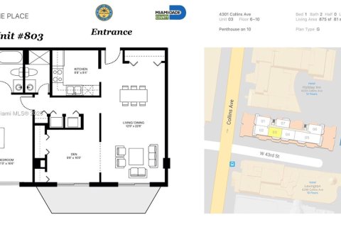 Купить кондоминиум в Майами-Бич, Флорида 2 спальни, 81.75м2, № 1940949 - фото 29