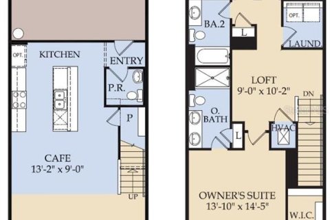 Townhouse in Winter Garden, Florida 3 bedrooms, 156.35 sq.m. № 2236989 - photo 2