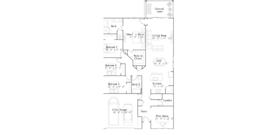 Casa en Saddle Oaks - Saddle Oaks 50s en Jacksonville, Florida 4 dormitorios, 197 m2 № 486470