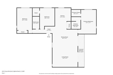 Condominio en venta en Highland Beach, Florida, 3 dormitorios, 146.88 m2 № 2241465 - foto 15