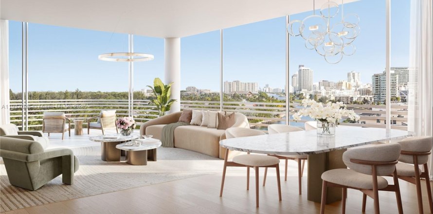 Кондоминиум с 1 спальней в Майами-Бич, Флорида № 2035482