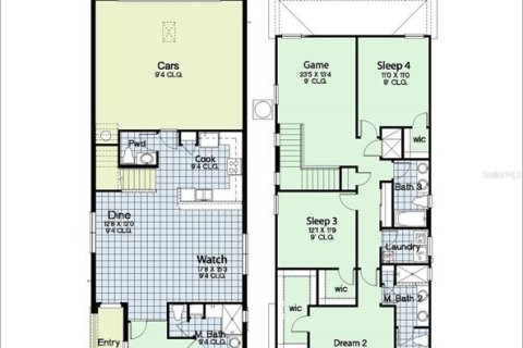 Casa en venta en Kissimmee, Florida, 4 dormitorios, 206.8 m2 № 2103368 - foto 2