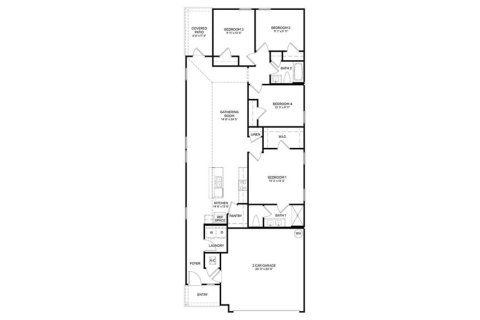 House in Bunnell, Florida 4 bedrooms, 149.48 sq.m. № 2236973 - photo 2