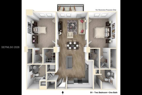 Apartamento en alquiler en Pembroke Pines, Florida, 1 dormitorio, 69.77 m2 № 2029004 - foto 26