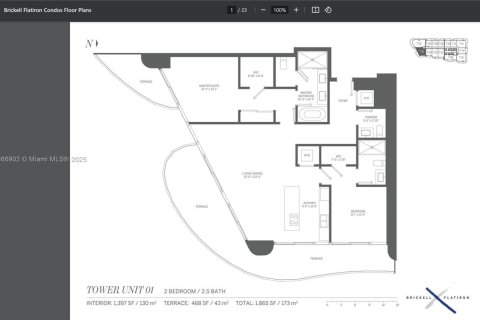 Appartement à louer à Miami, Floride: 2 chambres, 138.05 m2 № 1945008 - photo 13