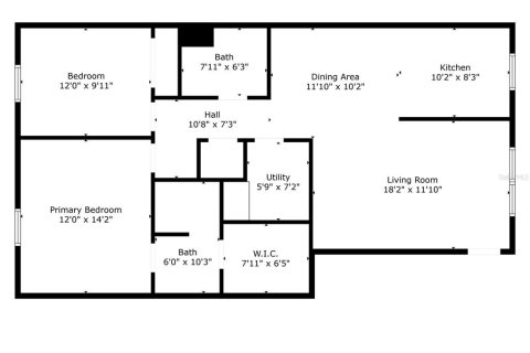 Copropriété à vendre à Gainesville, Floride: 2 chambres, 110.37 m2 № 1808476 - photo 3