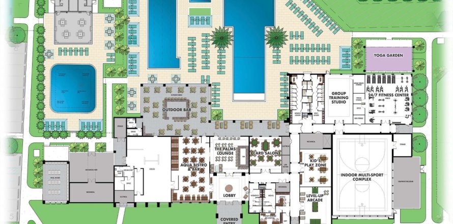 House in Boca Raton, Florida 5 bedrooms, 304.25 sq.m. № 1155677