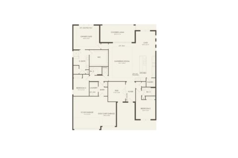 House floor plan «House», 3 bedrooms in Del Webb Bexley