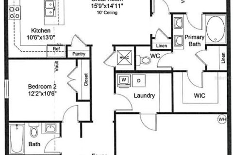 House in Venice, Florida 3 bedrooms, 140.47 sq.m. № 1124942 - photo 8