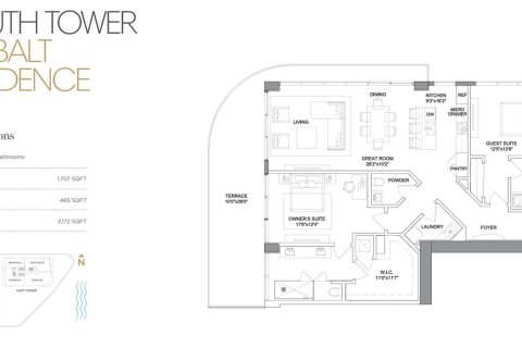 Copropriété à louer à Fort Lauderdale, Floride: 2 chambres, 151.9 m2 № 2400661 - photo 3