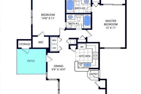 Copropriété à louer à Delray Beach, Floride: 2 chambres, 90.86 m2 № 2086247 - photo 28