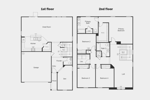Планировка таунхауса «246SQM» 4 спальни в ЖК WHITEVIEW VILLAGE