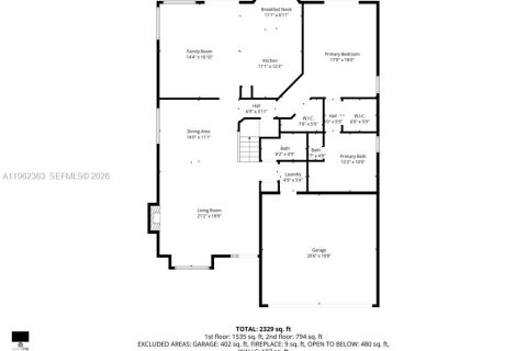 House in Parkland, Florida 4 bedrooms, 227.61 sq.m. № 2033563 - photo 6