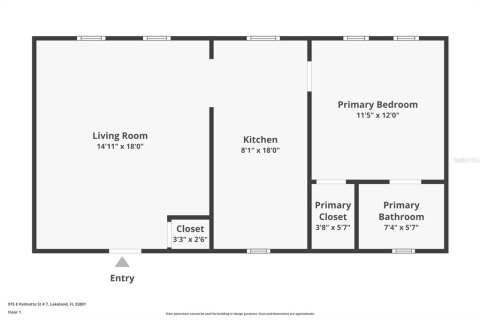 Appartement à louer à Lakeland, Floride: 1 chambre, 65.03 m2 № 2408390 - photo 17